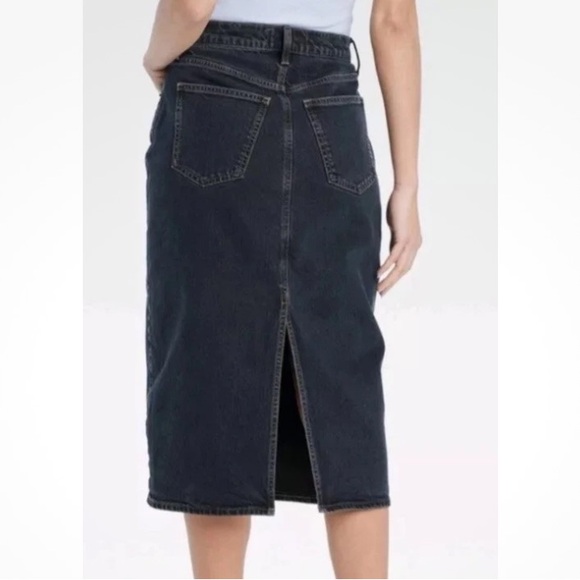 Universal Thread Black Wash Denim Skirt Size 8 NWT - Picture 3 of 10